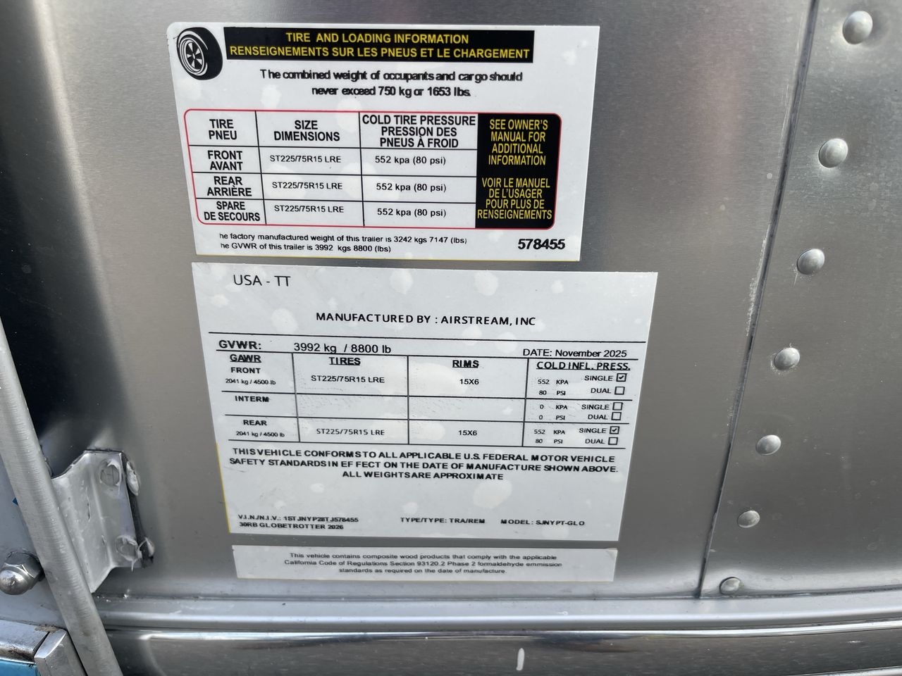 2026 Airstream 30RBQ Base